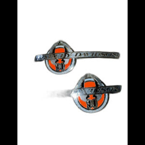 Harley OEM 90th Anniversary cloisonne gas tank emblems badges name plates 1993